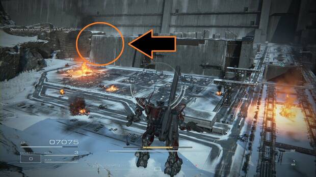 Armored Core 6 - Operación Trepamuros: zona bajo el Muro