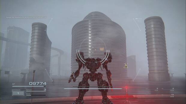 Armored Core 6: Fires of Rubicon - Investigar la ciudad flotante deshabitada: cofre de Investigar la ciudad flotante deshabitada