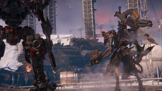 Armored Core 6: Fires of Rubicon - Ataque al antiguo puerto espacial: V.IV Óxido se une al combate