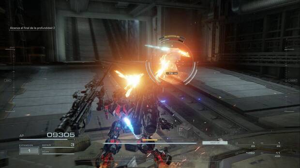 Armored Core 6: Fires of Rubicon - Exploración subterránea Profundidad 2: 621 destruye a un enemigo en los túneles