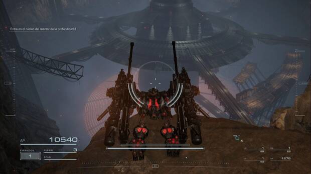 Armored Core 6: Fires of Rubicon - Exploración subterránea Profundidad 3: estructura del núcleo del reactor