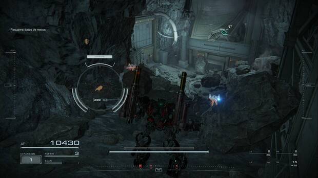 Armored Core 6: Fires of Rubicon - Recuperar datos históricos: enemigos en las minas