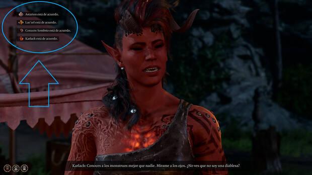 Baldur's Gate 3 - Ganarte la confianza de otro personaje para enamorarlo