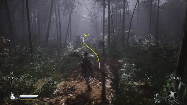 Black Myth: Wukong - Localización del jefe Guangmou