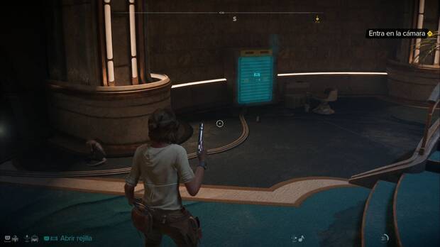 Star Wars Outlaws - Forajidos: conducto de ventilación a la izquierda de la escalinata de la zona de la entrada