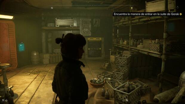 Star Wars Outlaws - Siniestro: rejilla de ventilación en el almacén de Makal