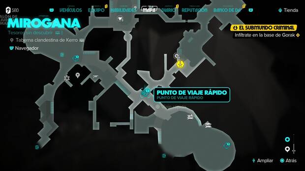 Star Wars Outlaws - El submundo criminal: punto por el que llegar al marcador de la misión
