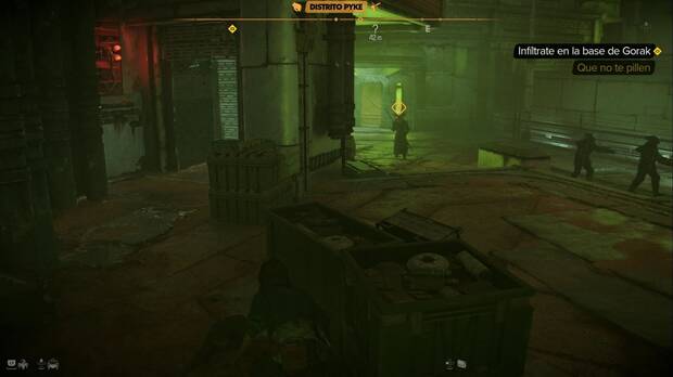 Star Wars Outlaws - El submundo criminal: guardia de los Pyke a punto de descubrir a Kay