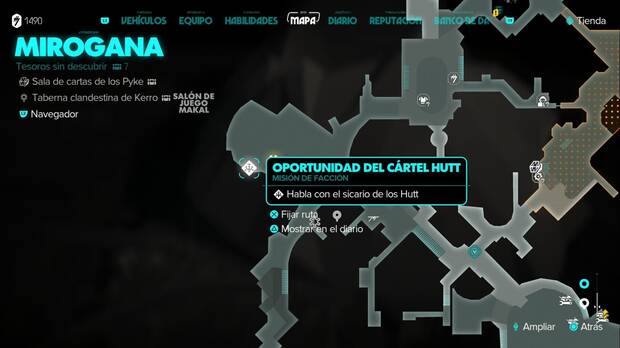 Star Wars Outlaws - El sabotaje: punto donde se activa la misión