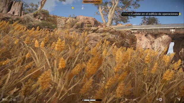 Star Wars Outlaws - El sabotaje: pared escalable cerca del puente de la base Pyke