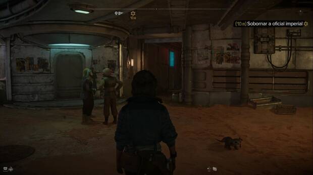 Star Wars Outlaws - Tesoros en Toshara: taberna clandestina de Kerro, rejilla de ventilación que lleva al tesoro
