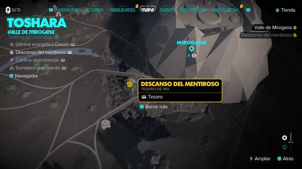 Star Wars Outlaws - Tesoros en Toshara: Descanso del mentiroso