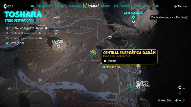 Star Wars Outlaws - Tesoros en Toshara: Central energética Dabàh