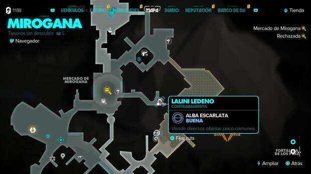 Star Wars Outlaws - Rechazada: ubicación de Lalini Ledeno