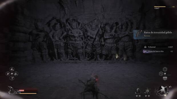 Black Myth: Wukong - Localización de la rareza Rama de inmunidad gélida