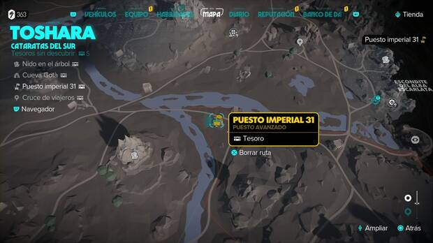 Star Wars Outlaws - Tesoros en Toshara: Puesto imperial 31