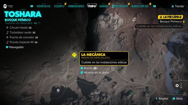 Star Wars Outlaws - La mecánica de speeders: ubicación de las instalaciones eólicas