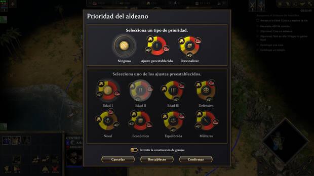 Prioridad del Aldeano es un sistema interesante para todo tipo de jugadores. Los más veteranos lo agradecerán al inicio de la partida y los noveles le sacarán provecho durante toda ella.