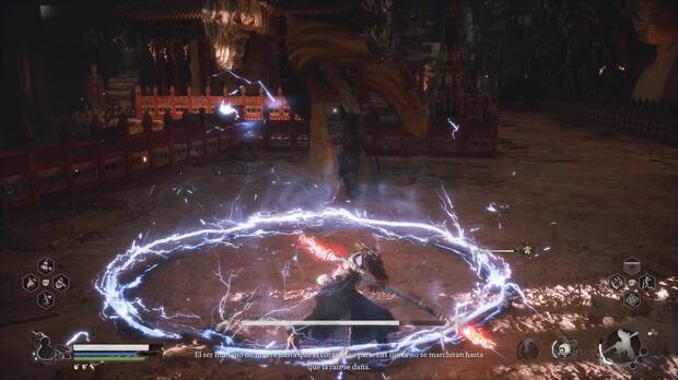 Black Myth: Wukong - Tercera fase del combate contra el jefe Cejasdoradas