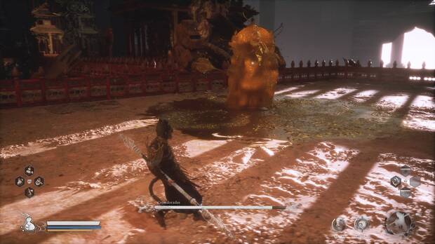 Black Myth: Wukong - Cómo dañar la forma dorada de Cejasdoradas