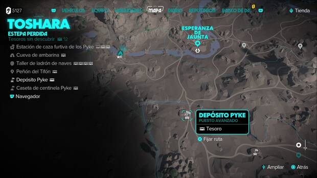 Star Wars Outlaws - Tesoros en la Estepa Perdida: Depósito Pyke