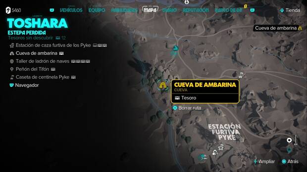 Star Wars Outlaws - Tesoros en la Estepa Perdida: Cueva de Ambarina