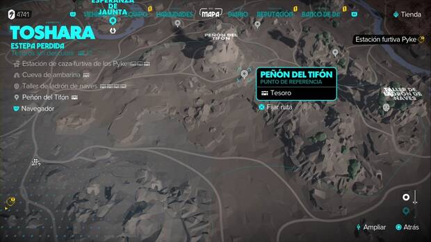 Star Wars Outlaws - Tesoros en la Estepa perdida: Peñón del Tifón