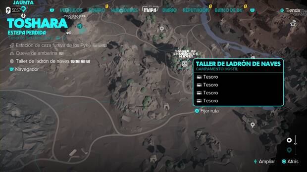 Star Wars Outlaws - Tesoros en la Estepa perdida: Taller de ladrón de naves