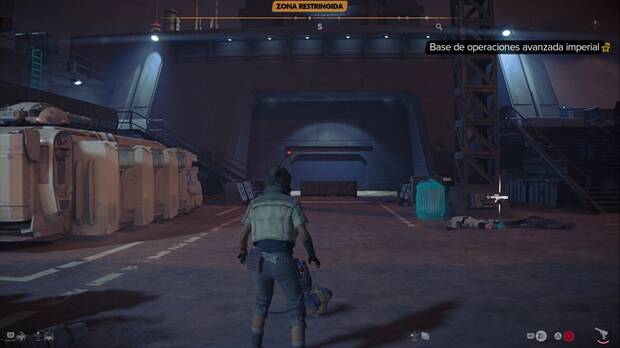 Star Wars Outlaws - Tesoros en Cataratas del sur: Base de operaciones avanzada imperial, puerta a la sala de control