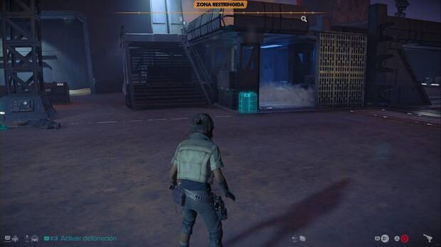 Star Wars Outlaws - Tesoros en Cataratas del sur: Base de operaciones avanzada imperial, ubicación del cofre bajo las escaleras de la plaza