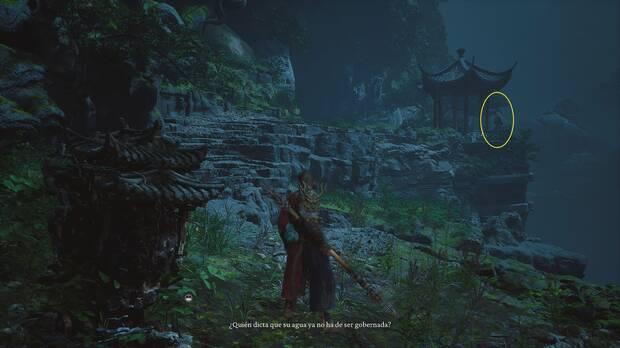 Black Myth: Wukong - Localización del jefe Loong amarillo