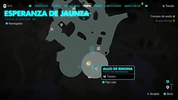 Star Wars Outlaws - Tesoros en los Campos de Pasto: ubicación del Alijo de Rimona