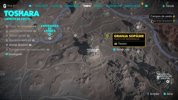 Star Wars Outlaws - Tesoros en los Campos de Pasto: Granja Sopàshi