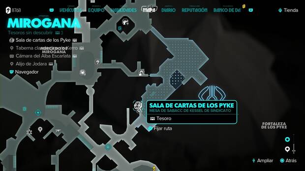 Star Wars Outlaws - Tesoros de Toshara: Sala de cartas de los Pyke