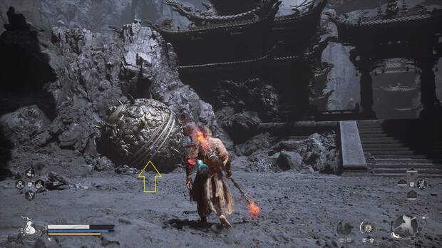 Black Myth: Wukong - Localización del Espíritu Encima, debajo