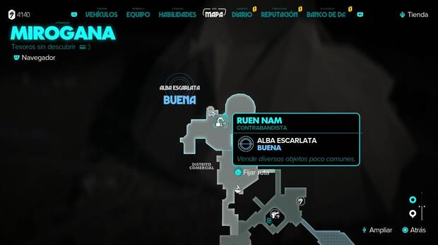 Star Wars Outlaws - Piezas de equipo: ubicación de Ruen Nam en Toshara
