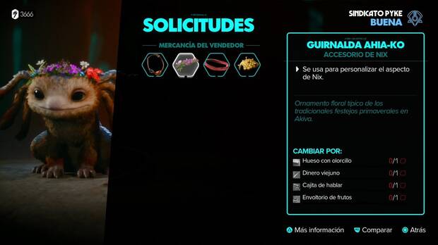 Star Wars Outlaws - Piezas de equipo: Guirnalda de Ahia-Ko