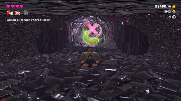 Donkey Kong Bananza - Ubicación del plátano 02 en Estrato de la música