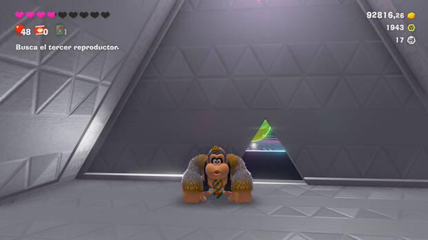 Donkey Kong Bananza - Ubicación del plátano 05 en Estrato de la música
