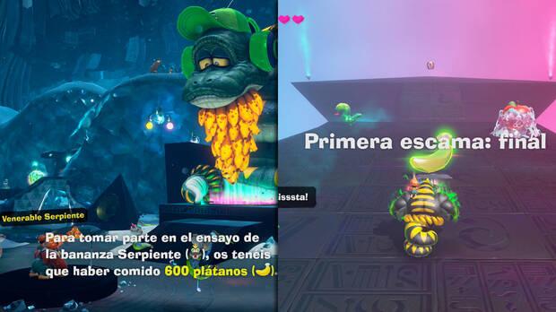 Donkey Kong Bananza - Ubicacin del pltano 21 en Estrato del desierto