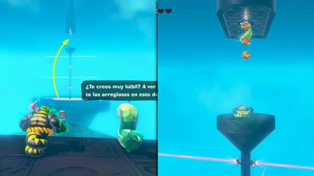 Donkey Kong Bananza - Ubicacin del pltano 24 en Estrato del desierto