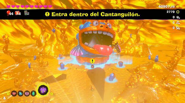 Donkey Kong Bananza - Completar el ensayo final dentro del Cantanguiln para ver el final secreto