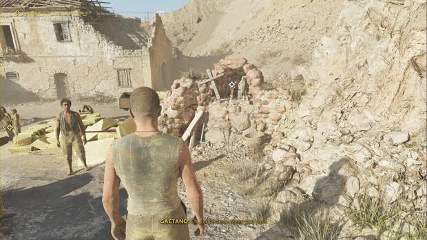 Mafia The Old Country - Prólogo: ubicación de la estampa de Santa Bárbara en el camino de la mina