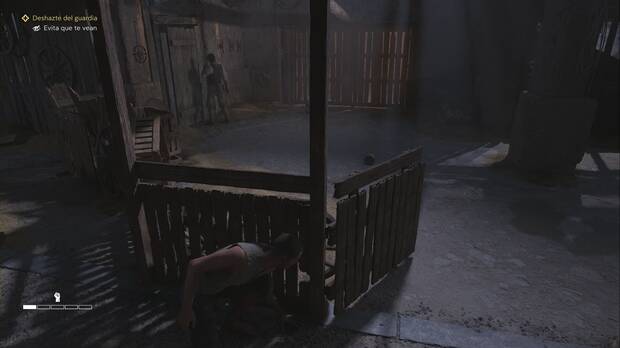 Mafia: The Old Country - Famiglia, guardia de Il Merlo en el granero