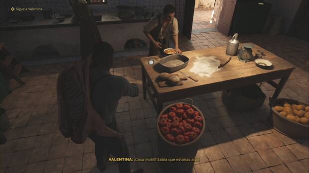 Mafia: The Old Country - Famiglia, ubicacin de la nota Spezzatino de cerdo de Valentina en la cocina de la casa