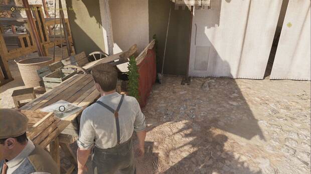 Mafia: The Old Country - Palio, ubicación del periódico Inundaciones en Europa junto a la tienda de Torrisi