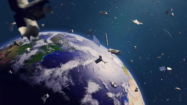 Basura en el espacio