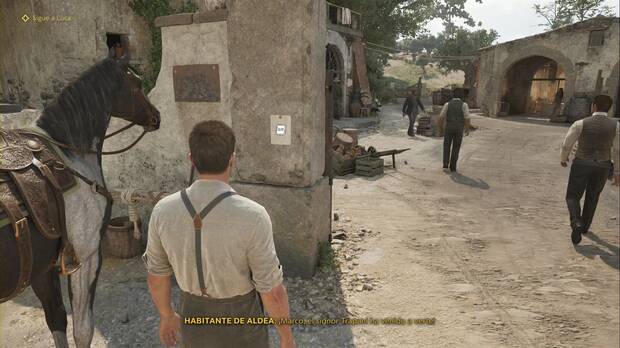 Mafia: The Old Country - Pizzu, ubicacin de la nota Aviso pblico junto a la entrada de la finca del agricultor