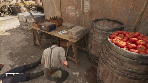 Mafia: The Old Country - Pizzu, ubicacin de la nota Informe de aduanas en la zona exterior del recinto