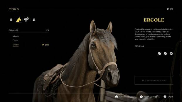 Mafia: The Old Country - Il Barone, caballos en los establos